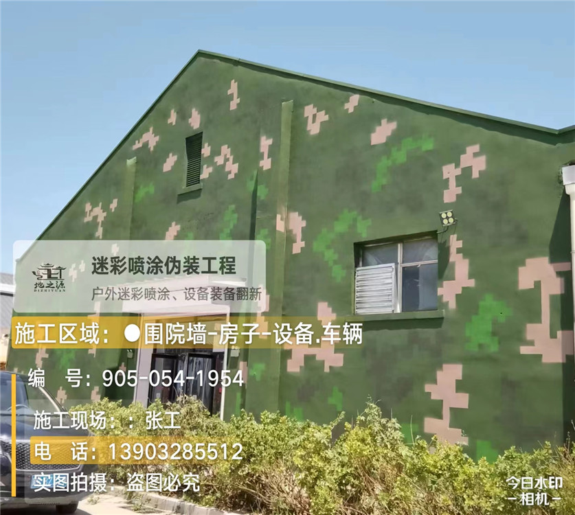 保亭外墙数码迷彩漆施工报价清单（100㎡标准墙面测算）